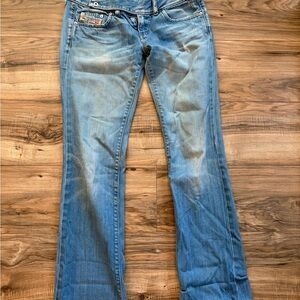 Y2K Diesel Blue Flare & Wide Leg Jeans